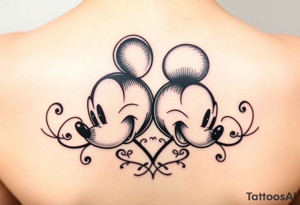 Mickeymouse heads Matthew 6lbs 7oz.    19 1/2in 07-29-2012 tattoo idea