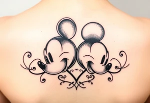 Mickeymouse heads Matthew 6lbs 7oz.    19 1/2in 07-29-2012 tattoo idea