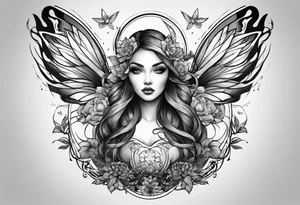 Earth fairy tattoo idea