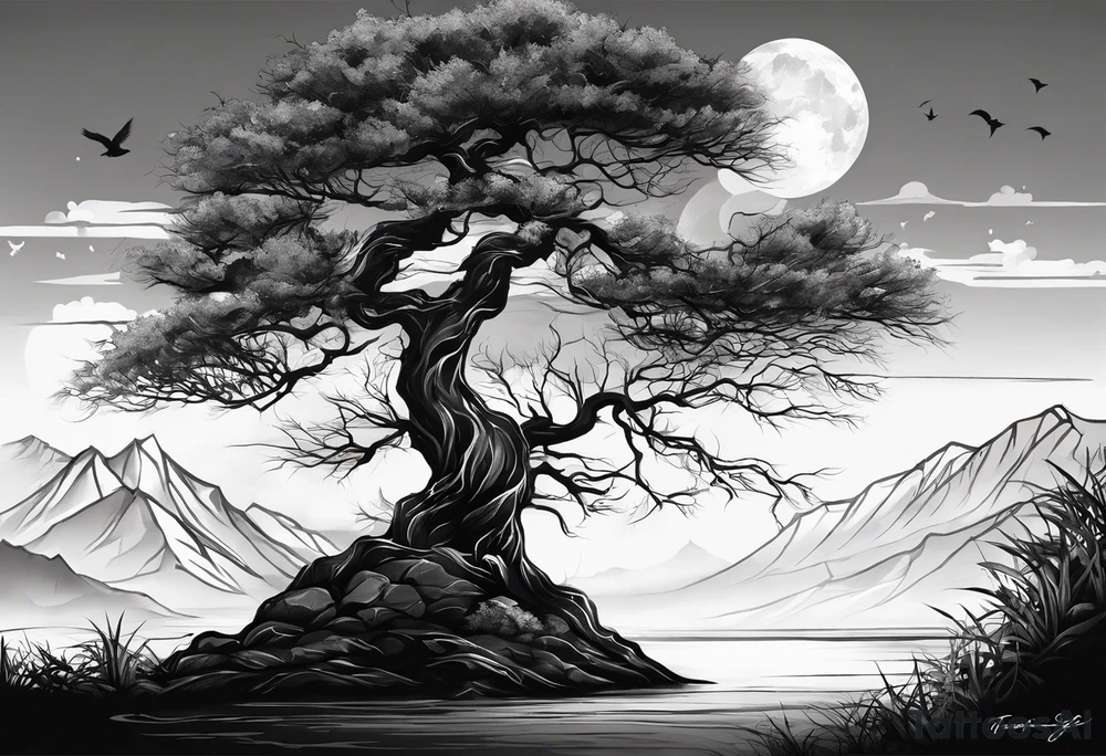 If you feel like you are losing everything, remember tress lose their leaves every year, yet they still stand tall and wait for better days to come. tattoo idea