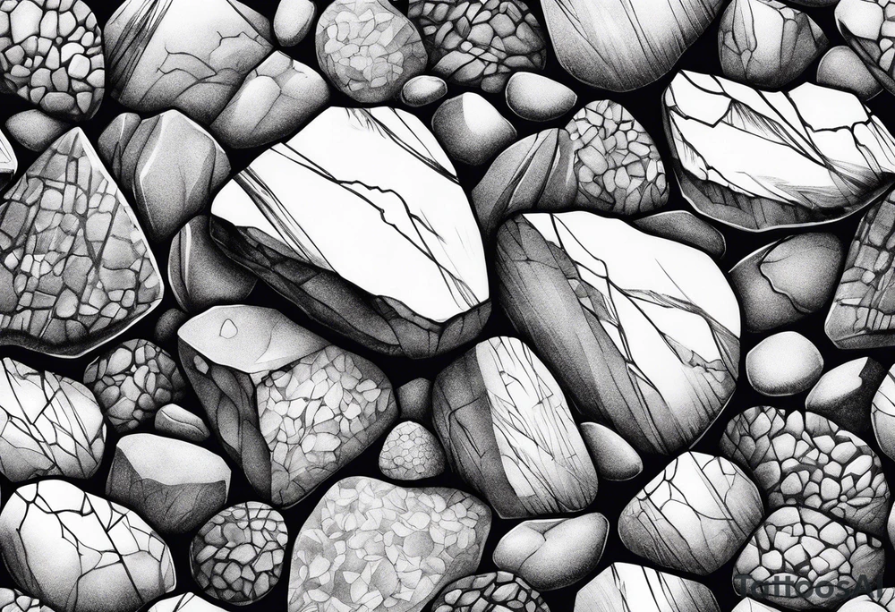 Rocks tattoo idea