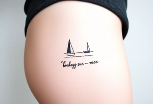 Boulogne-sur-mer, with name underneath tattoo idea