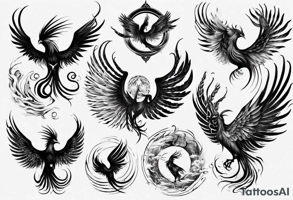 Phoenix tattoo idea