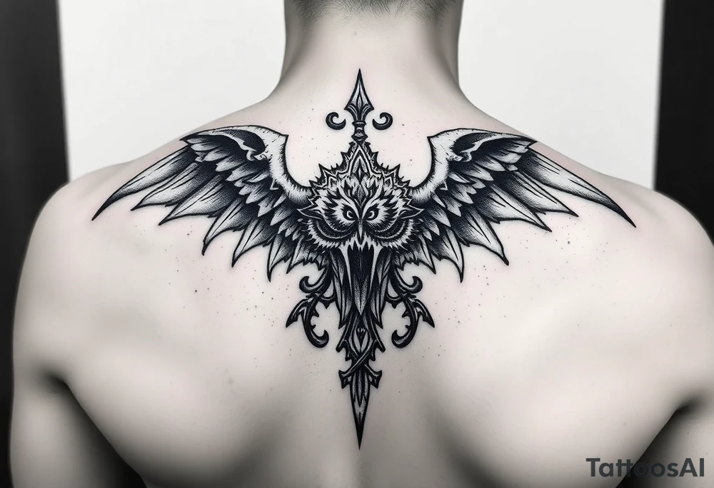 Gothic french tattoo idea