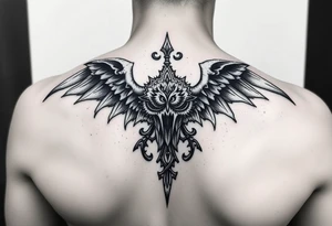 Gothic french tattoo idea