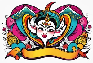 In hart name Deepak & rimpi tattoo idea