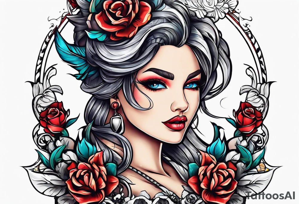 Trainer girls sport shop tattoo idea