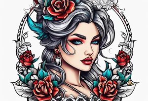 Trainer girls sport shop tattoo idea