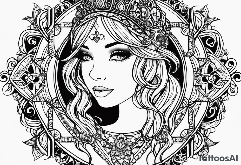 Tattoo for my daughter born on the 28th of June 2011. Symbolising princess worship, a father's unconditional love for his oldest daughter.
Name: Mia Renee and her birthdate 28/6/2011 underneath or incorporated into the artwork. tattoo idea