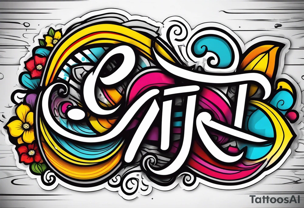 Write the word Nain tattoo idea
