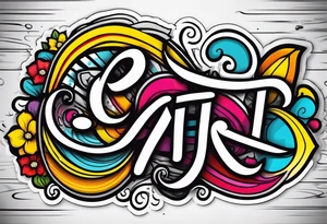 Write the word Nain tattoo idea