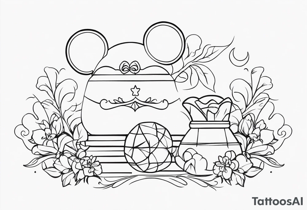 disney postavičky tattoo idea