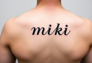 miki tattoo idea