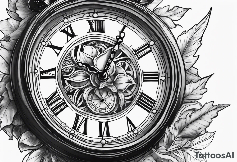 Clock tattoo idea