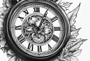 Clock tattoo idea