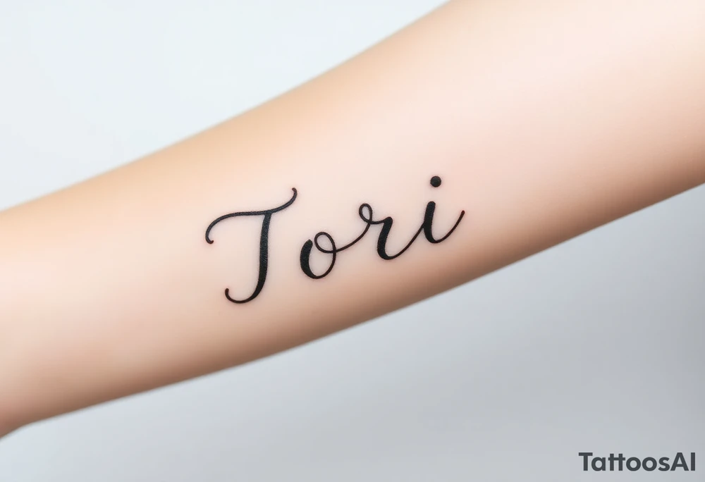 Tori tattoo idea