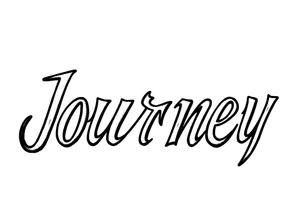 Journey script tattoo idea
