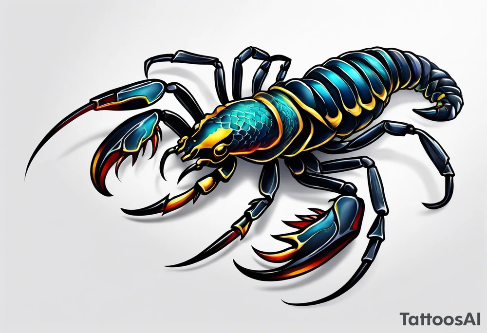 Scorpion tattoo idea