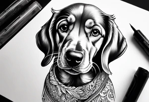 Doobie puppy tattoo idea