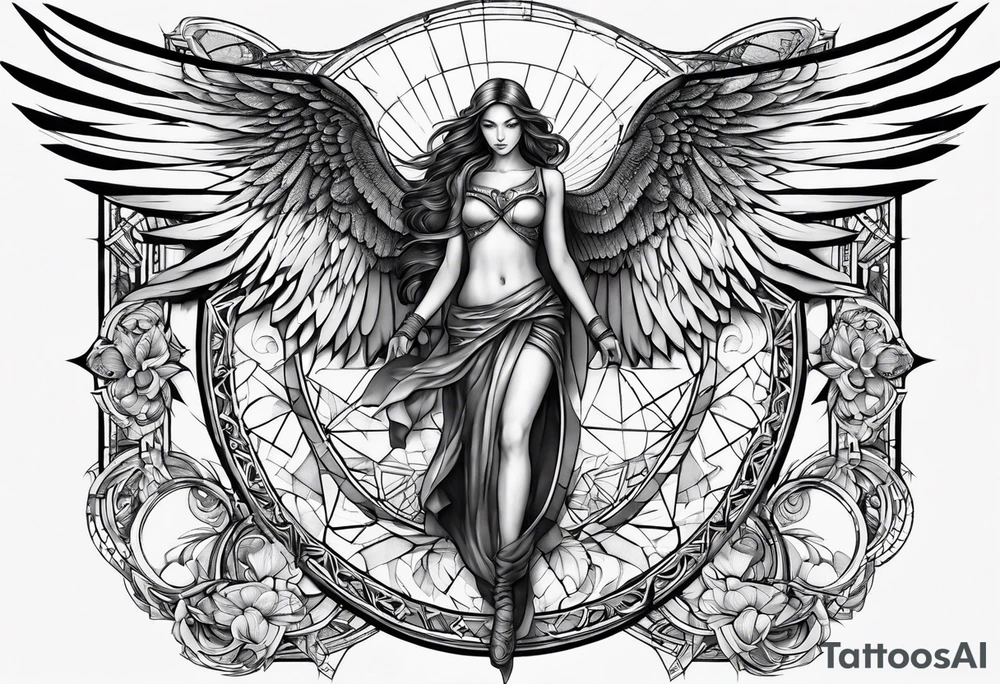 arc angel michael tattoo idea