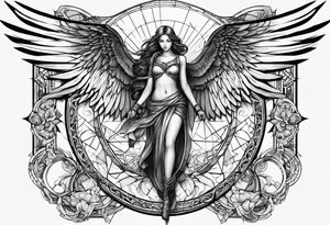 arc angel michael tattoo idea