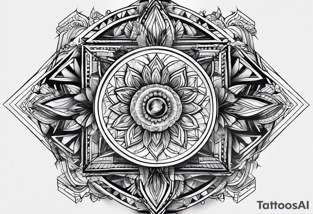 Spear tattoo idea