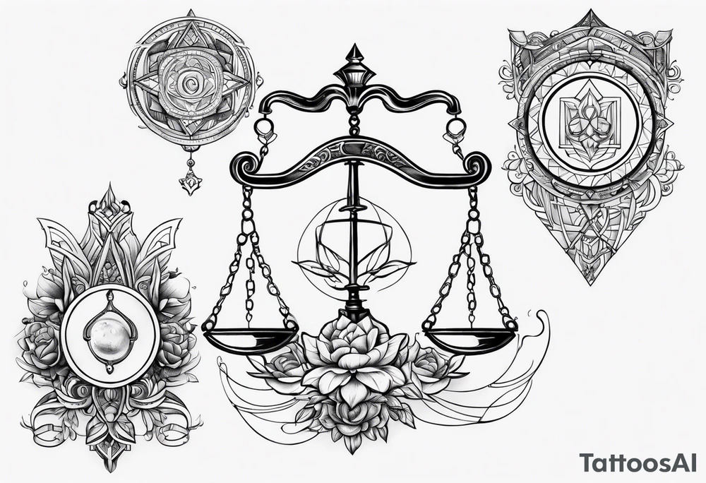 Transformation libra tattoo idea