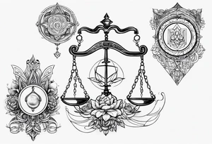Transformation libra tattoo idea
