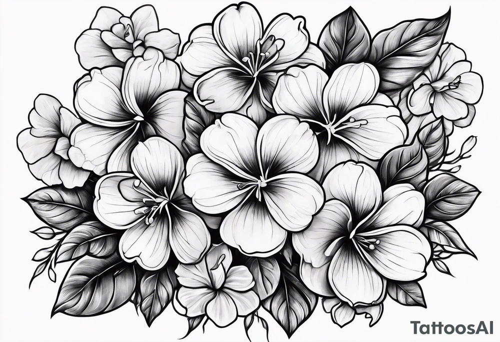 more violets than roses tattoo idea