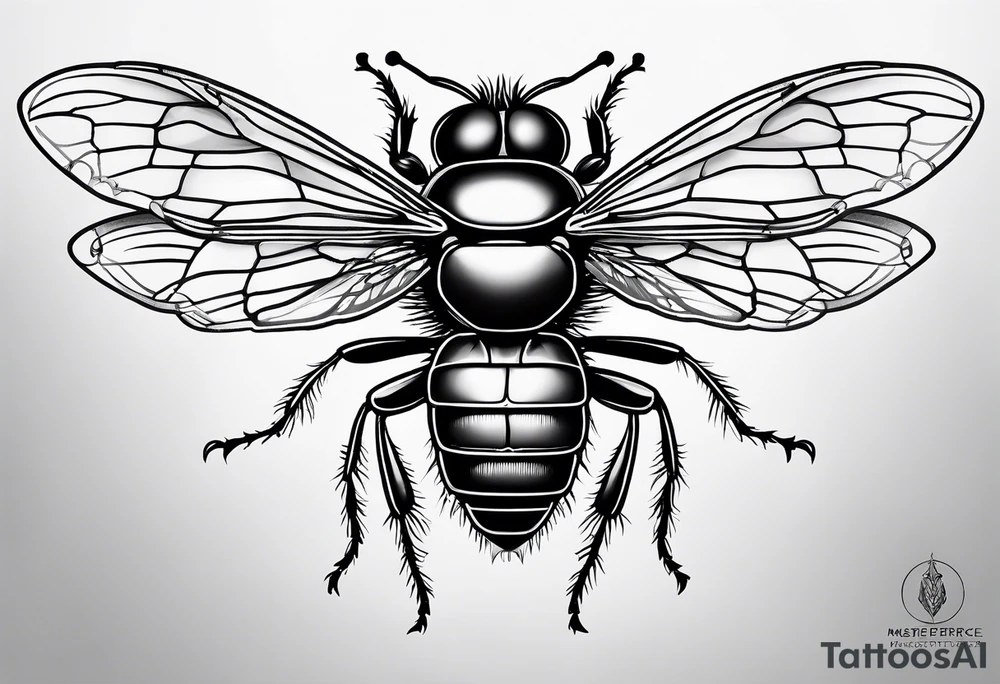 A fly 🪰 tattoo idea