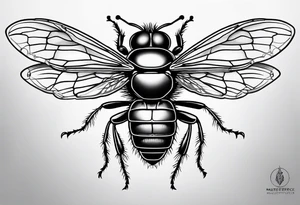A fly 🪰 tattoo idea