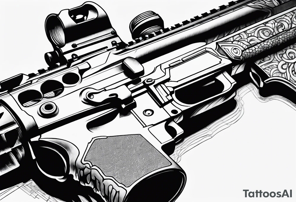 Ar 15 tattoo idea