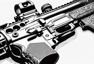 Ar 15 tattoo idea