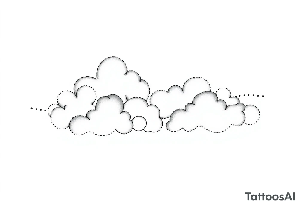 Clouds tattoo idea