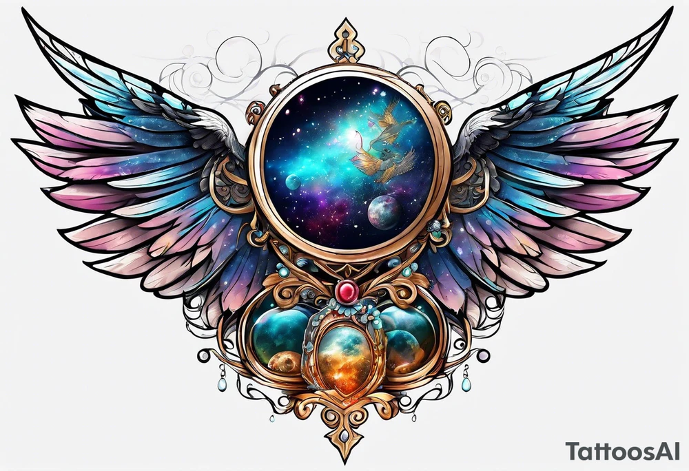 connection with universe tattoo idea