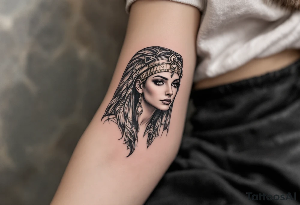 Cleopatra tattoo idea