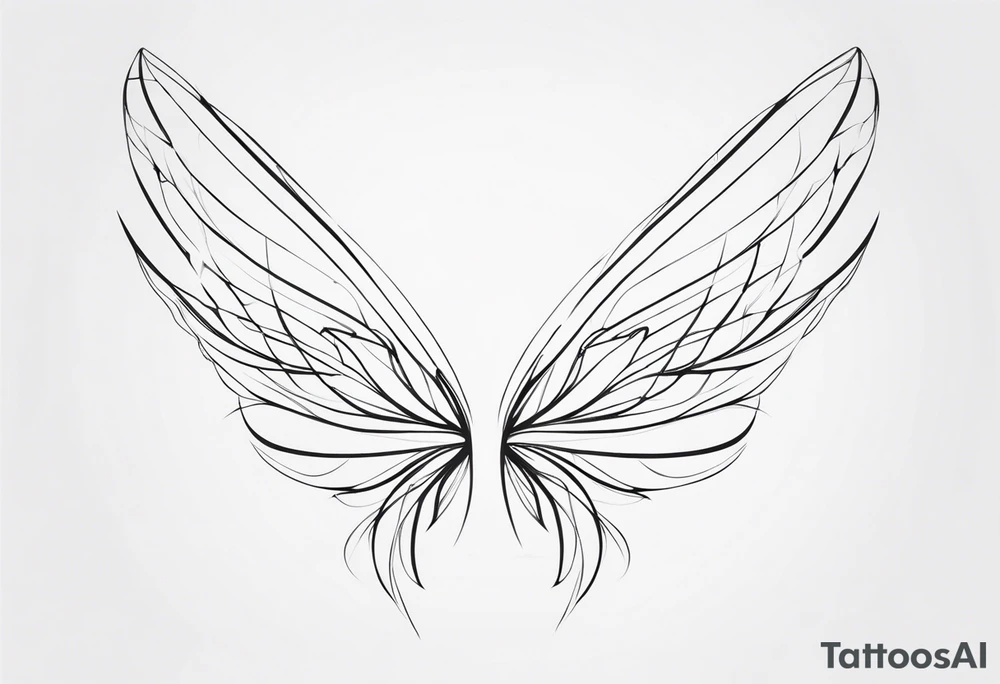 Fairy wings tattoo idea