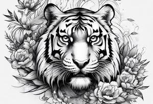 tiger tattoo idea