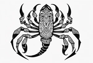 Scorpion traditional tattoo tattoo idea