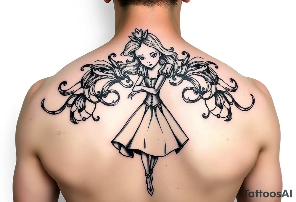 Alice in Wonderland tattoo idea
