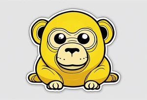 jake the dog from adventure time posed as the three wise monkey symbol tattoo idea