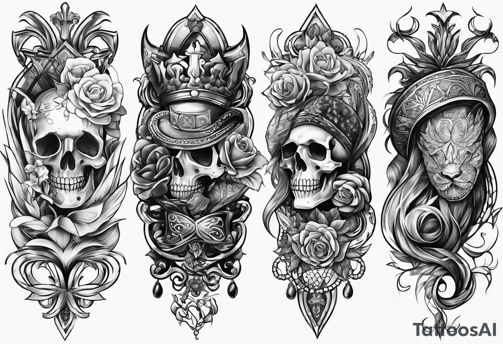 Scottish sleeve tattoo idea