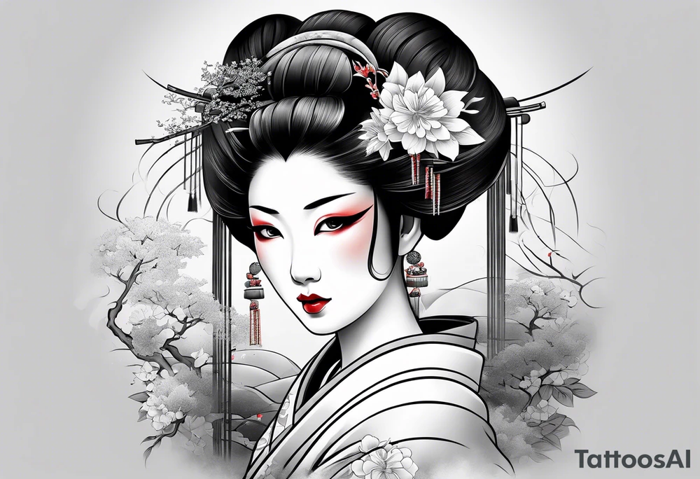 Geisha tattoo idea