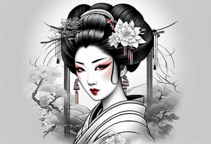 Geisha tattoo idea