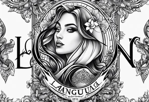 LAGUNA (last name tattoo) tattoo idea
