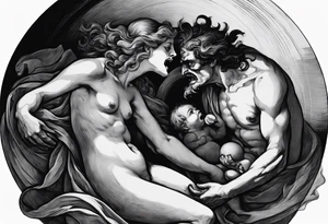 "Saturn Devouring His Son" by Francisco Goya tattoo idea