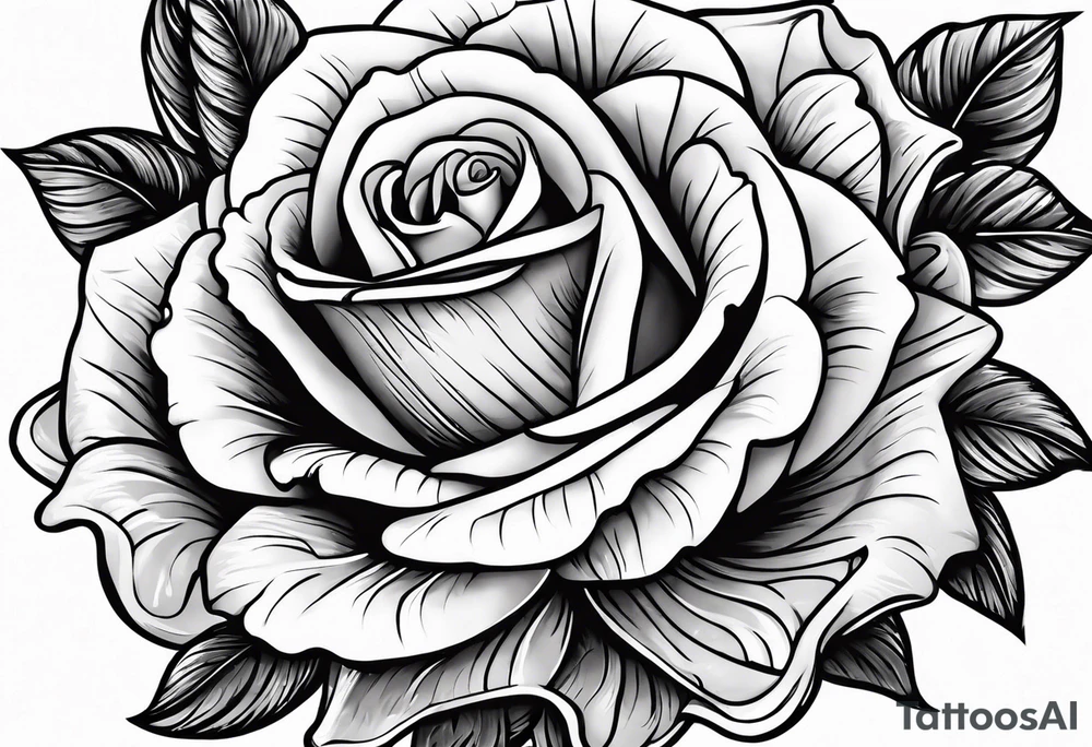 Bread and roses tattoo idea