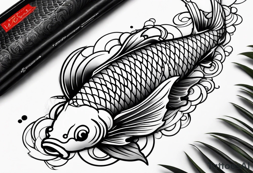 Japanese Koi fish Tattoo Sleeve tattoo idea