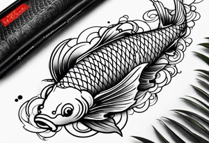 Japanese Koi fish Tattoo Sleeve tattoo idea