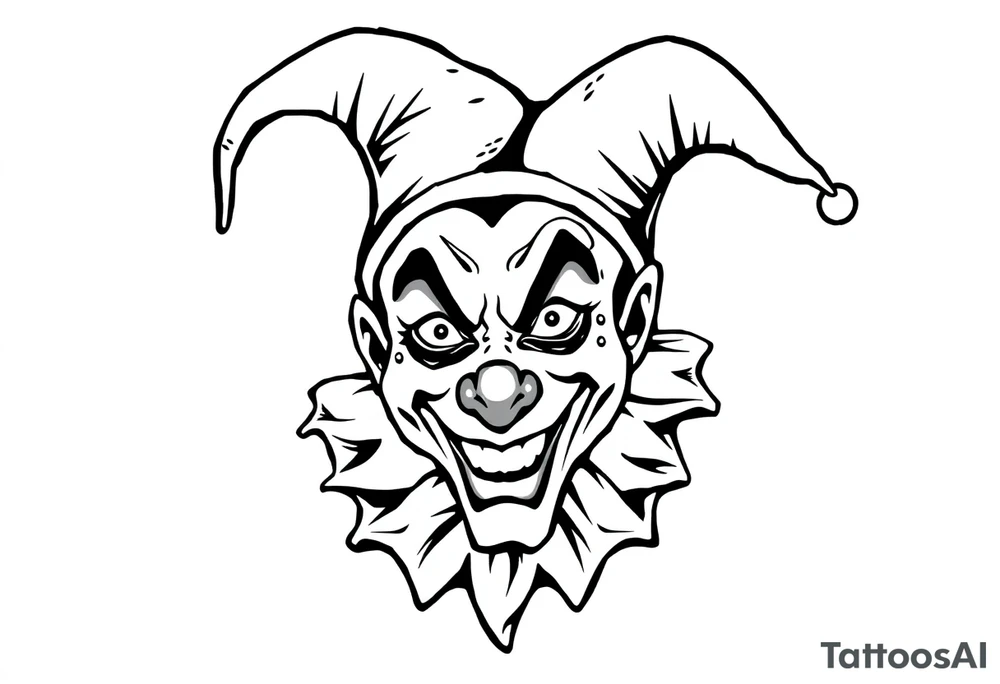 Jester tattoo idea